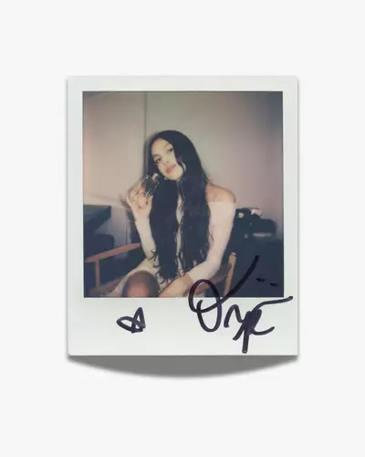 Olivia Rodrigo campaign visual for Idole