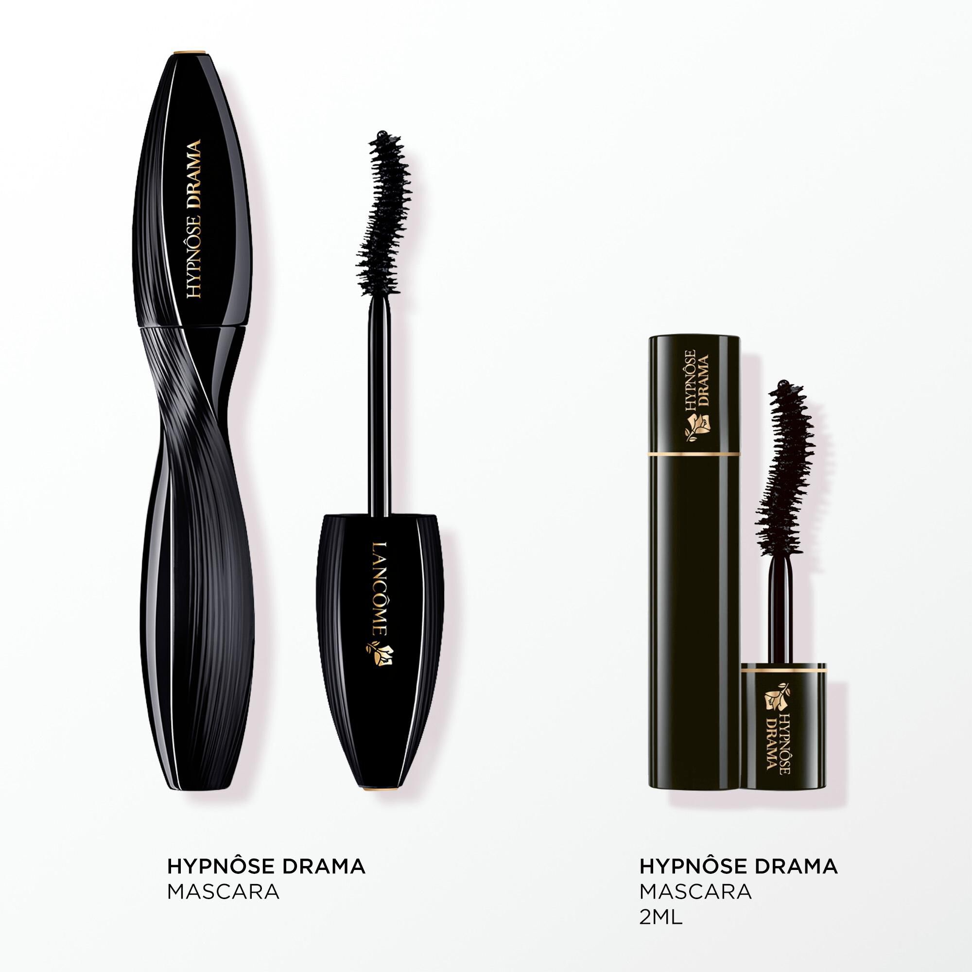 Image of the following products on a white background: FULL SIZE HYPNOSE DRAMA MASCARA - MINI HYPNOSE DRAMA MASCARA 2ML