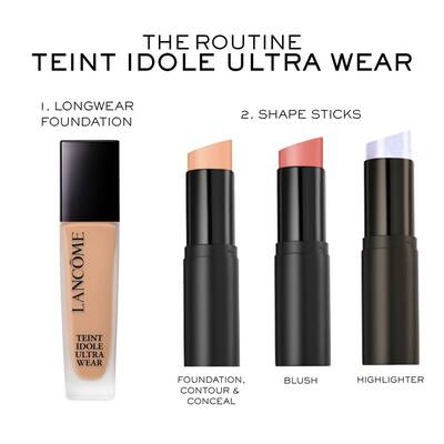 Model wearing the highlighter