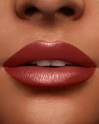 Rouge Lipstick on lips