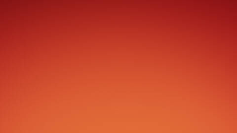 Three sleek, black cosmetic containers are lined up against a gradient orange background, creating a vibrant and modern aesthetic.