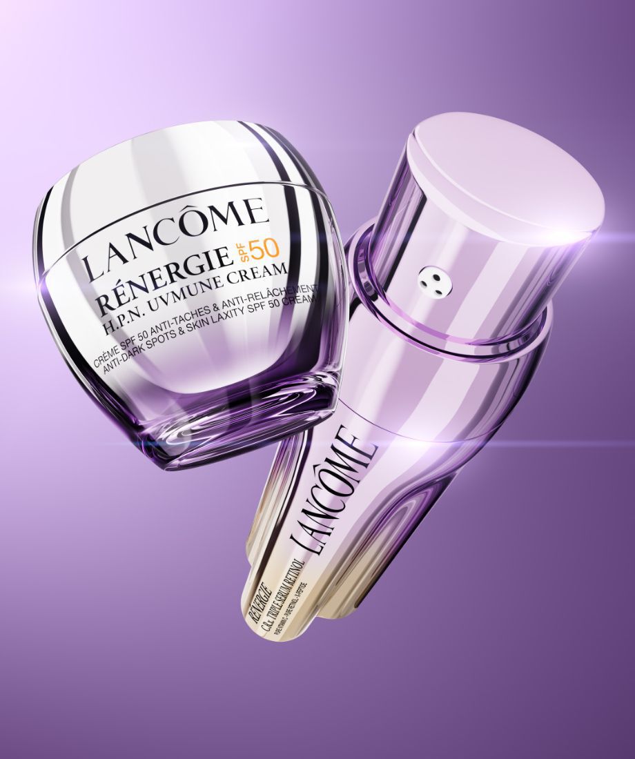 Image depicting a combination of two products promoting the retinol routine